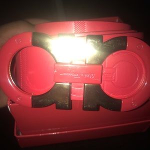 Red Ferragamo belt